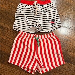 Sz 7 Swim Bundle in Red and Navy